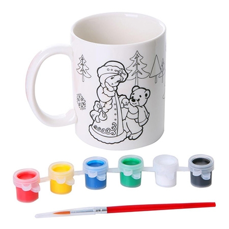 Кружка раскраска